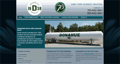 Desktop Screenshot of donahuegas.com